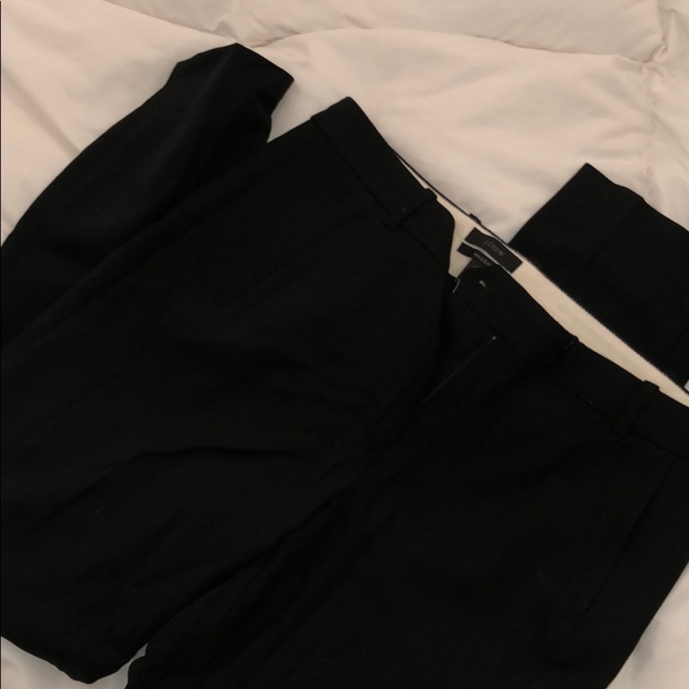 Black J Crew Straight Dress Pants